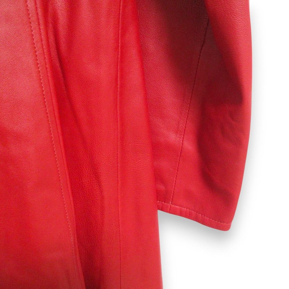 Other Other Balmain Stand Collar Lamb Leather Long Coat Leather Outerwear DUTY FREE for USA Size ONE SIZE - 8 Thumbnail