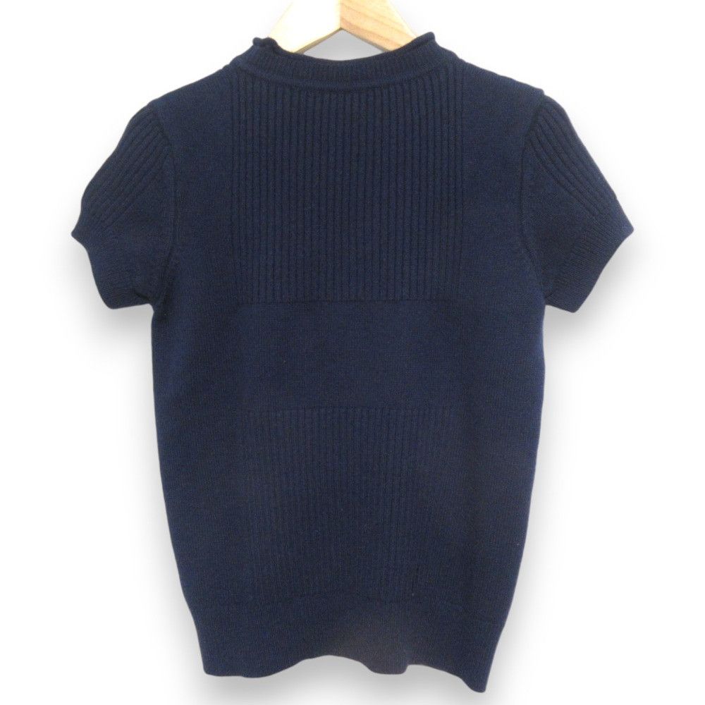 Hermes Hermes Hermes 100% Cashmere Short Sleeve Knit Others Tops DUTY FREE for USA Size ONE SIZE - 2 Thumbnail
