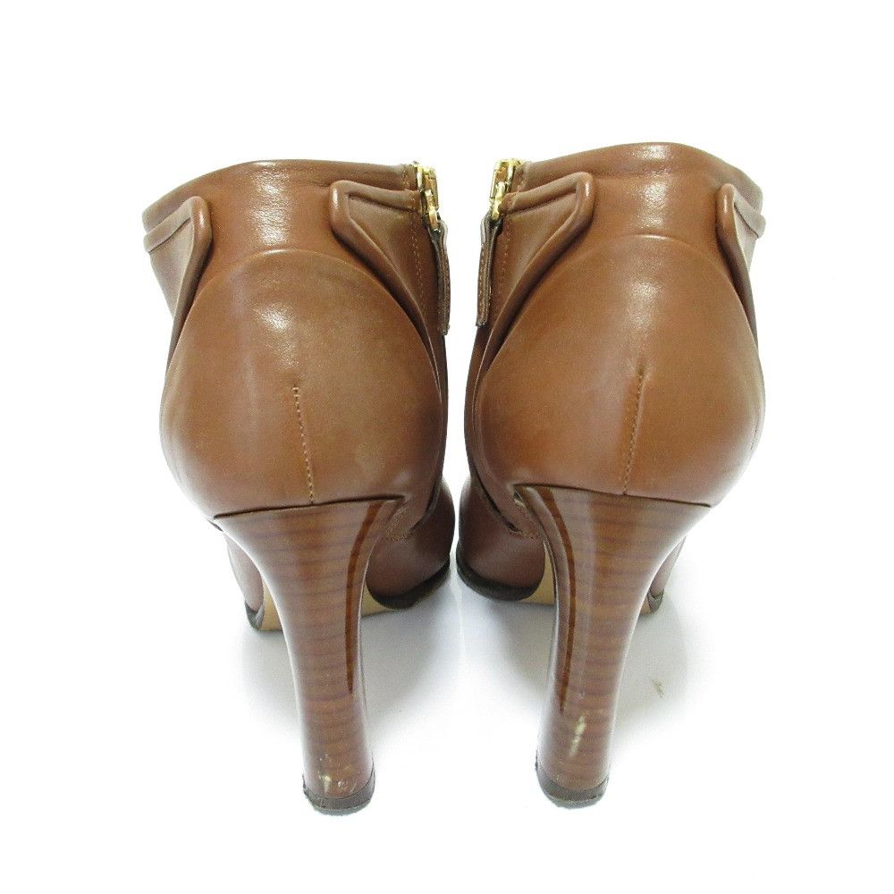 Salvatore Ferragamo Salvatore Ferragamo Salvatore Ferragamo Bootie Calf Leather Bootie Leather Shoes DUTY FREE for USA Size ONE SIZE - 4 Thumbnail