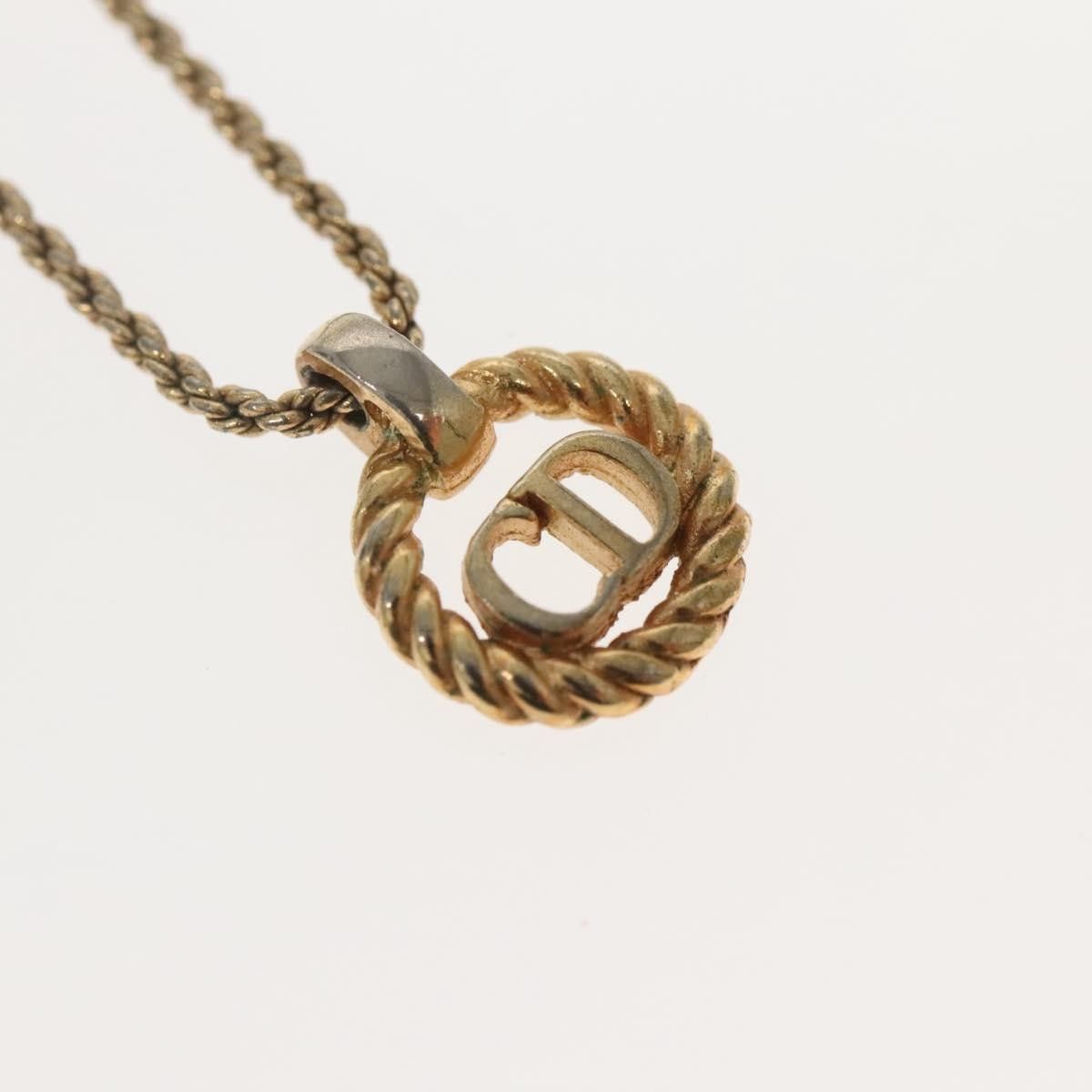 Dior Christian Dior CD Pendant Necklace Gold-plated Size ONE SIZE - 3 Thumbnail