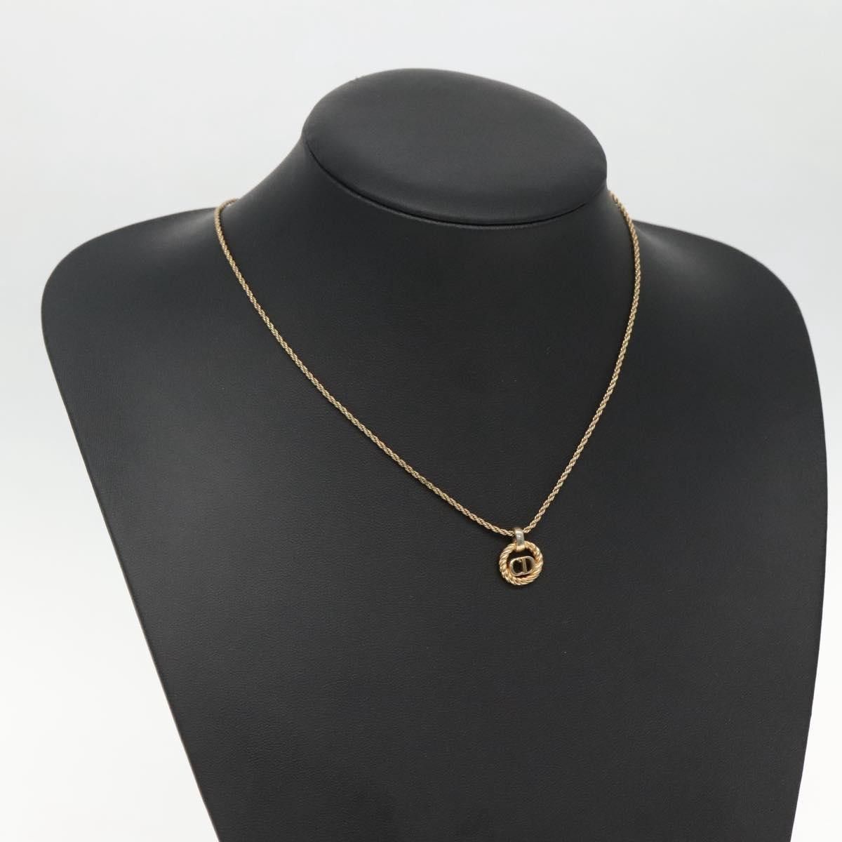 Dior Christian Dior CD Pendant Necklace Gold-plated Size ONE SIZE - 7 Thumbnail