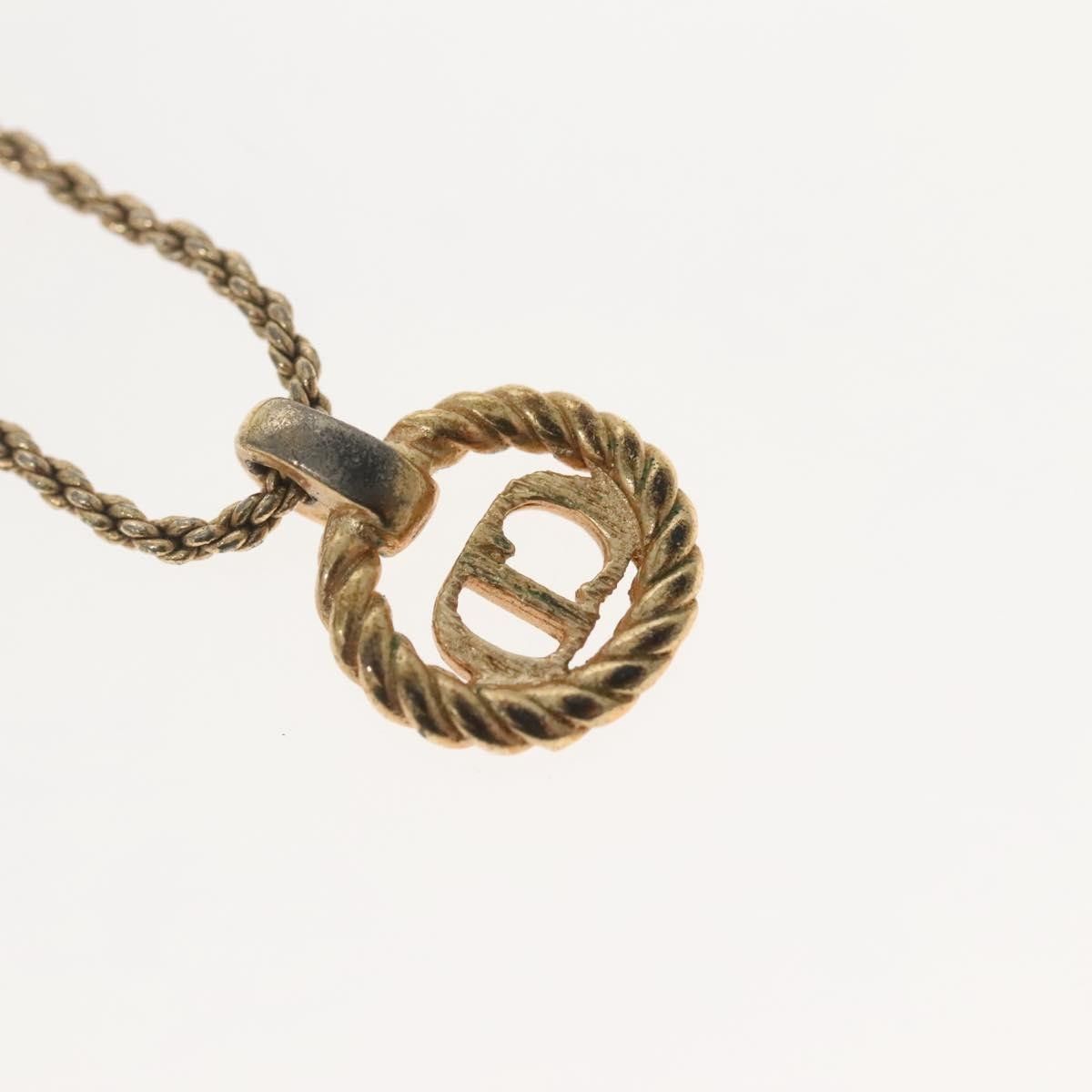 Dior Christian Dior CD Pendant Necklace Gold-plated Size ONE SIZE - 4 Thumbnail
