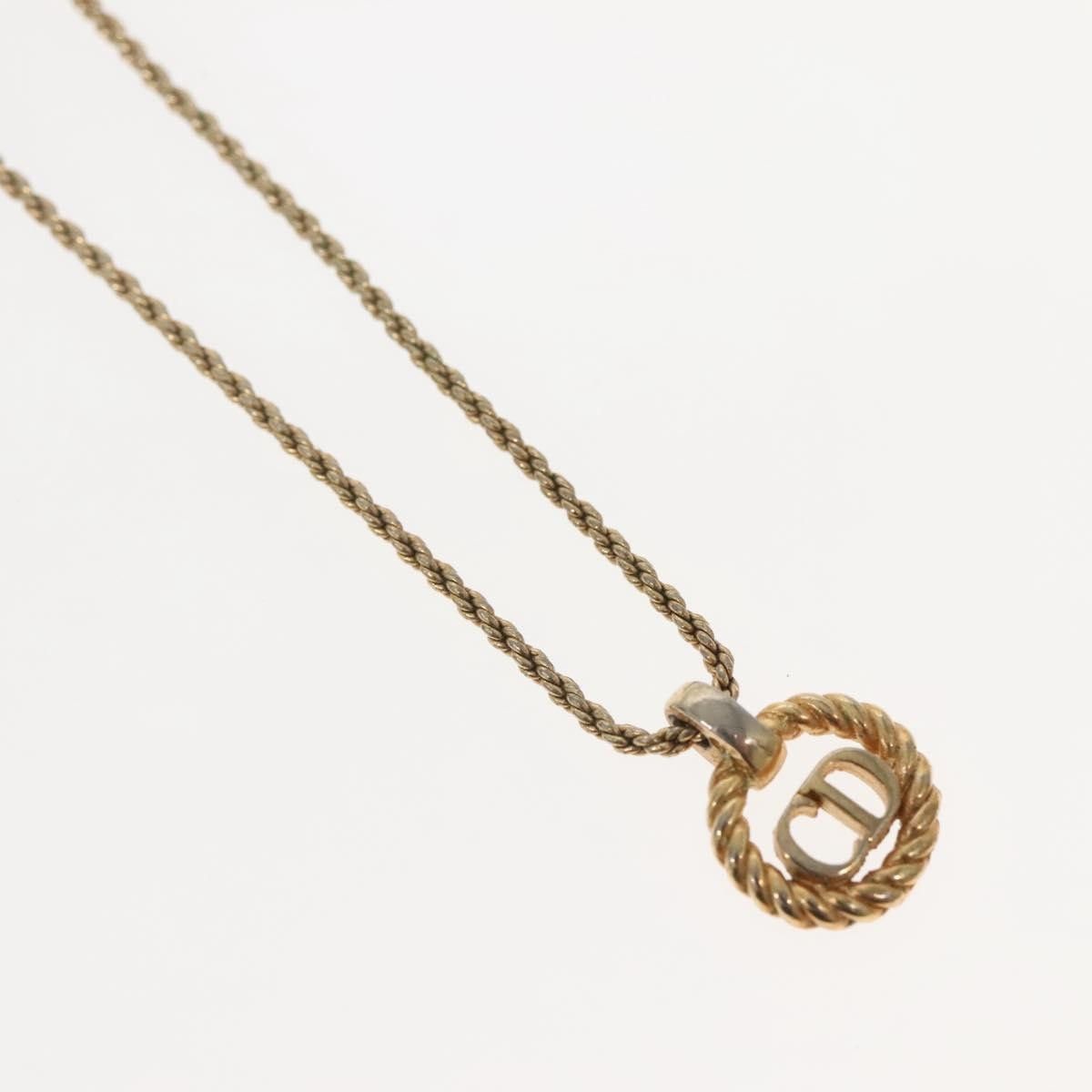 Dior Christian Dior CD Pendant Necklace Gold-plated Size ONE SIZE - 8 Thumbnail