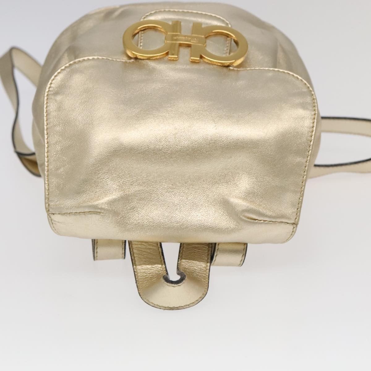 Salvatore Ferragamo Salvatore Ferragamo Gancini Backpack Leather Size ONE SIZE - 16 Thumbnail