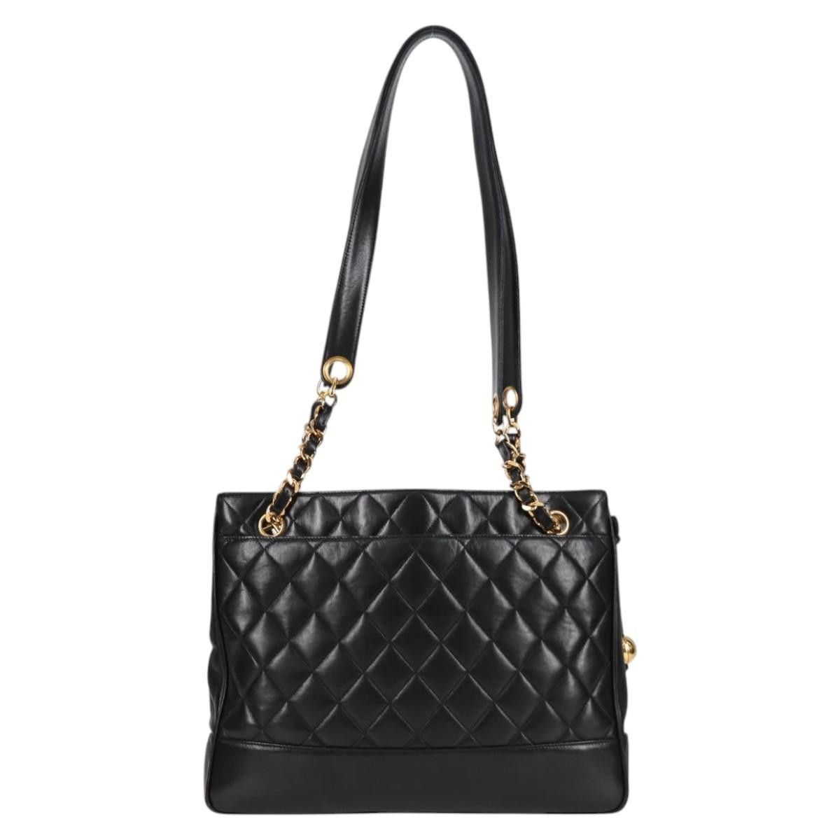 Chanel Chanel Vintage Shopping Tote Quilted Lambskin Size ONE SIZE - 2 Thumbnail