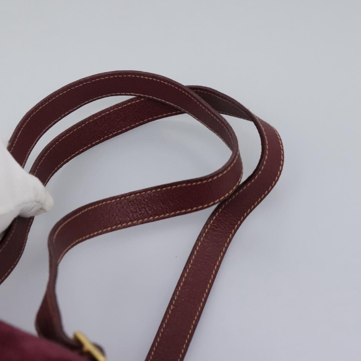 Gucci Gucci Vintage Bamboo Backpack Suede Size ONE SIZE - 19 Thumbnail