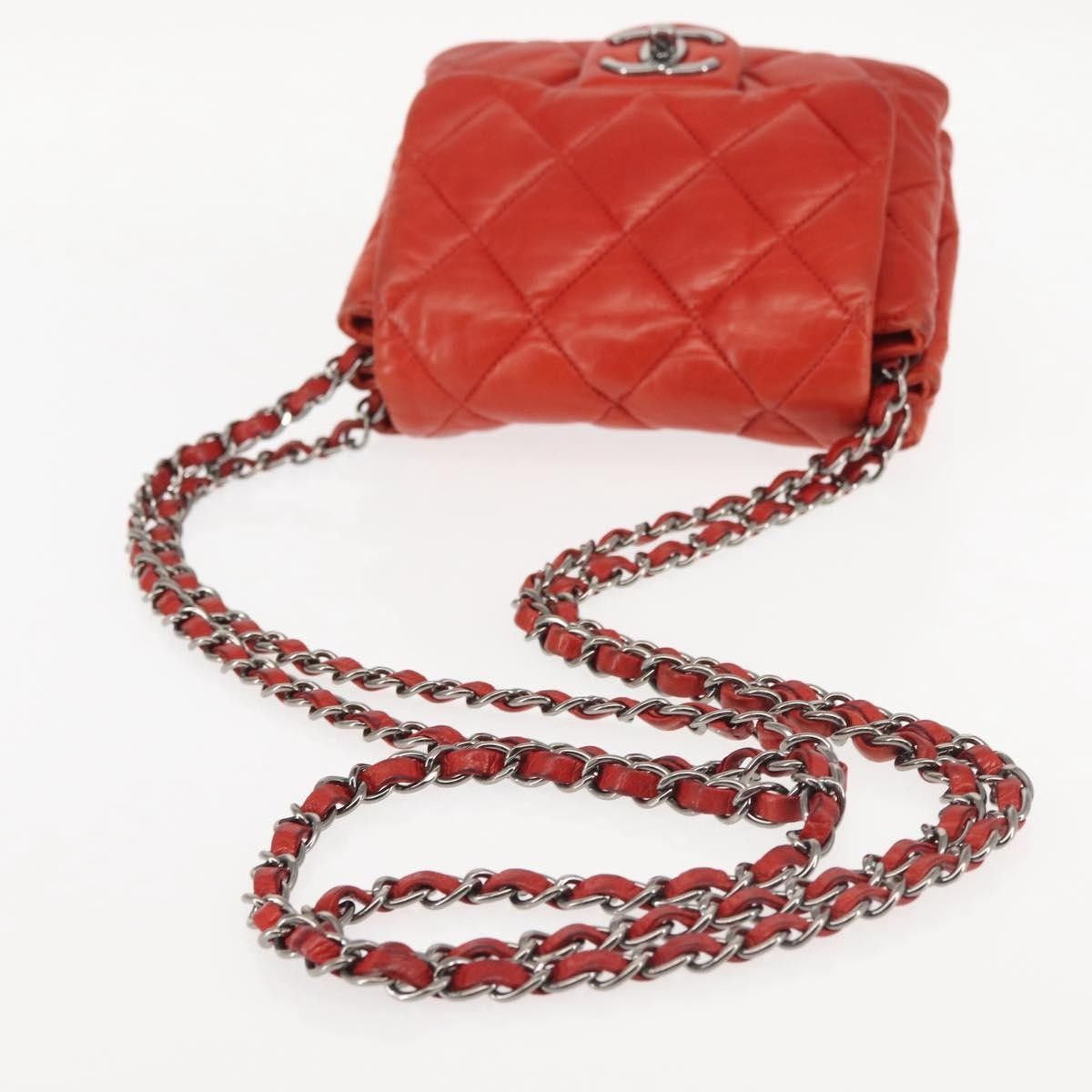 Chanel Chanel CC Triple Chain Full Flap Bag Quilted Lambskin Size ONE SIZE - 8 Thumbnail