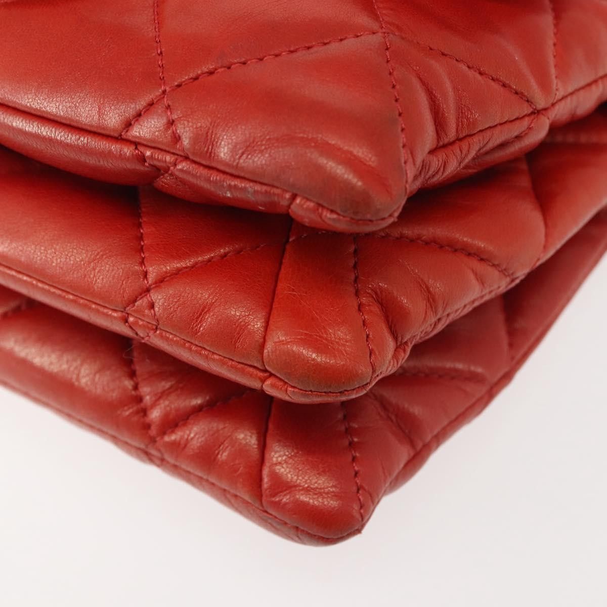 Chanel Chanel CC Triple Chain Full Flap Bag Quilted Lambskin Size ONE SIZE - 12 Thumbnail