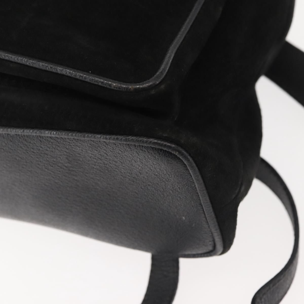 Gucci Gucci Vintage Bamboo Backpack Suede Size ONE SIZE - 10 Thumbnail