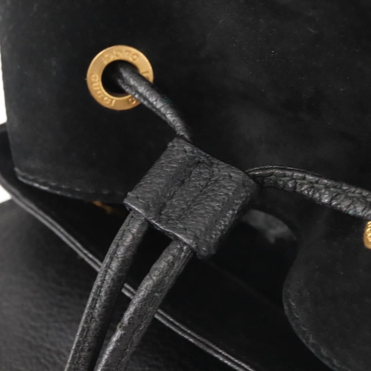Gucci Gucci Vintage Bamboo Backpack Suede Size ONE SIZE - 24 Thumbnail