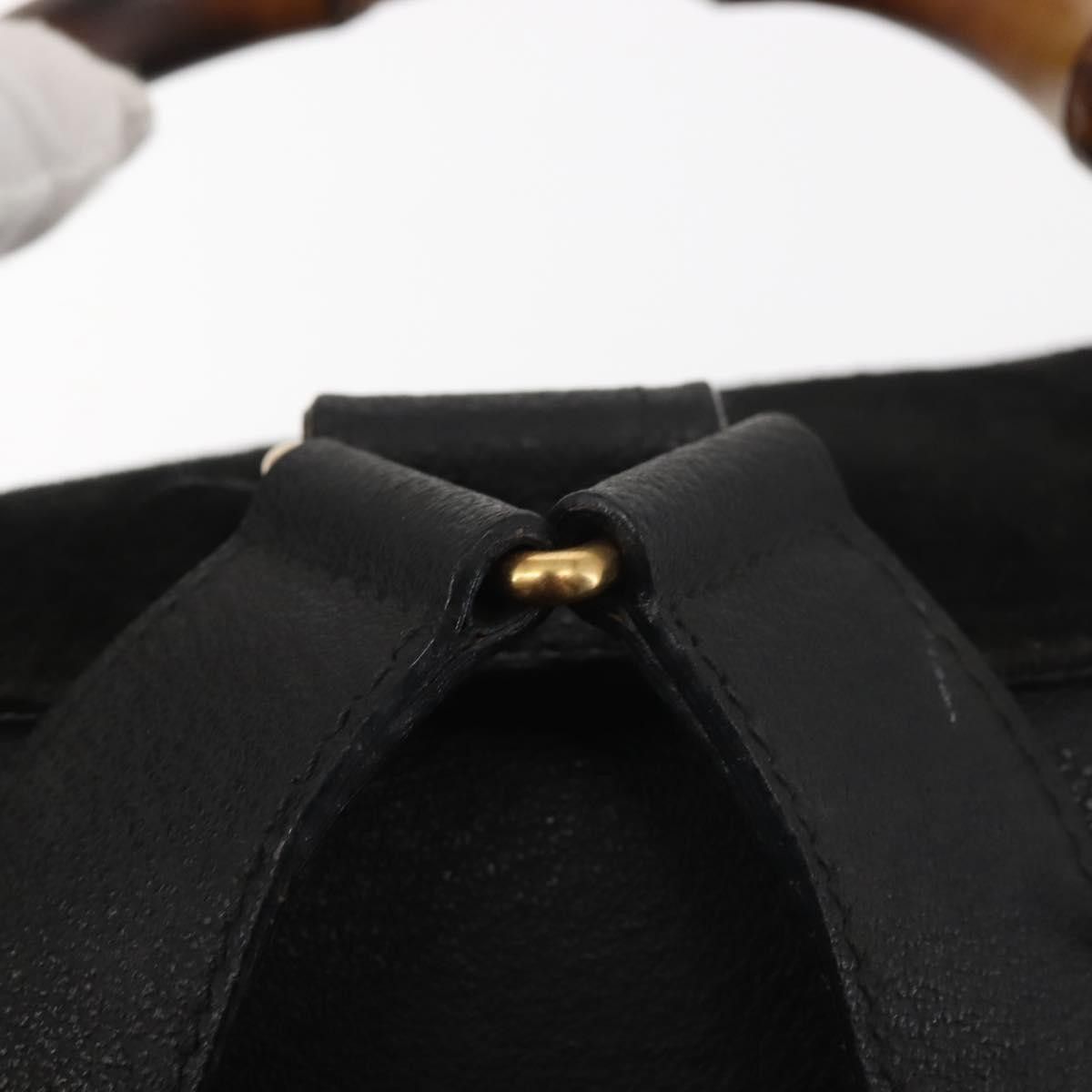 Gucci Gucci Vintage Bamboo Backpack Suede Size ONE SIZE - 14 Thumbnail