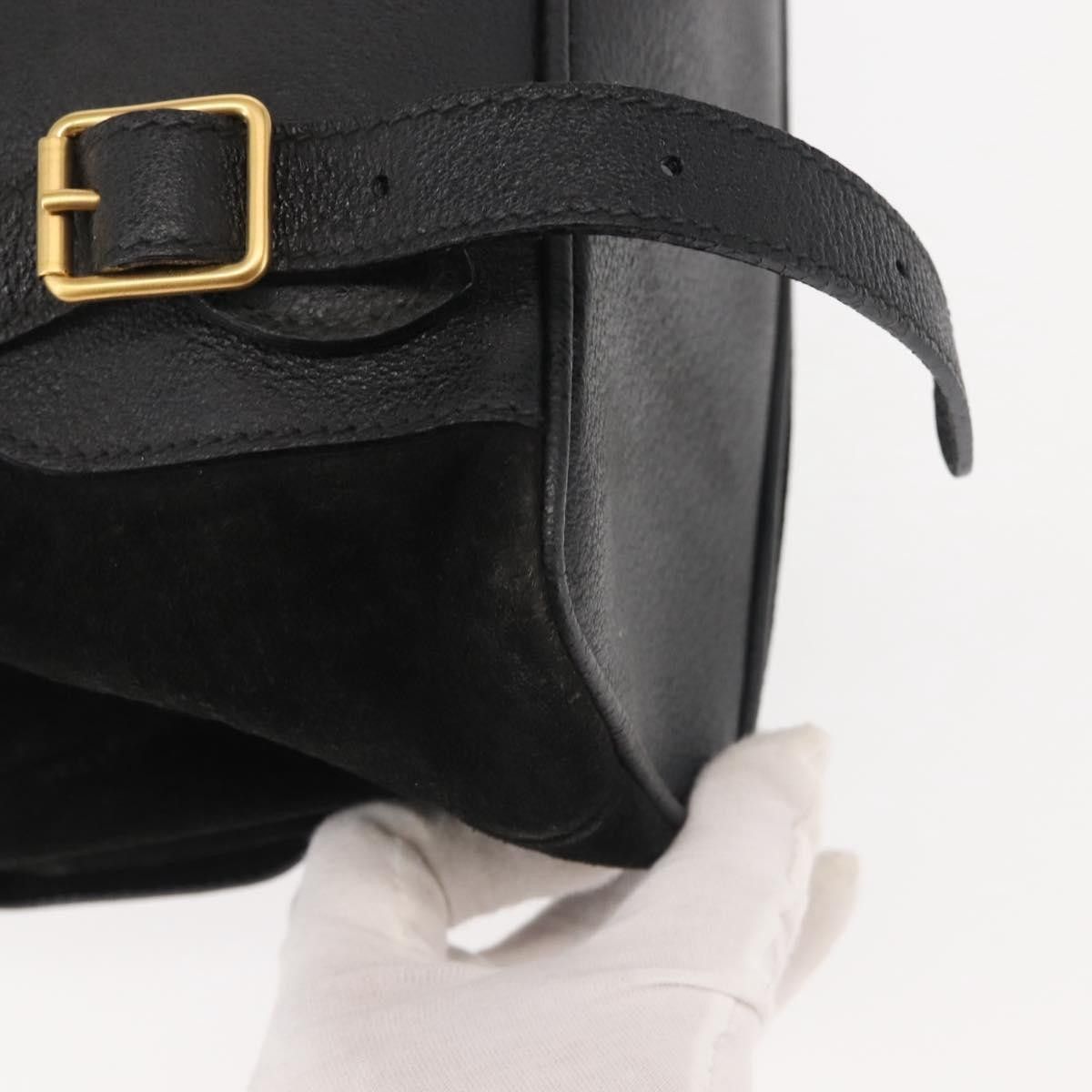 Gucci Gucci Vintage Bamboo Backpack Suede Size ONE SIZE - 12 Thumbnail
