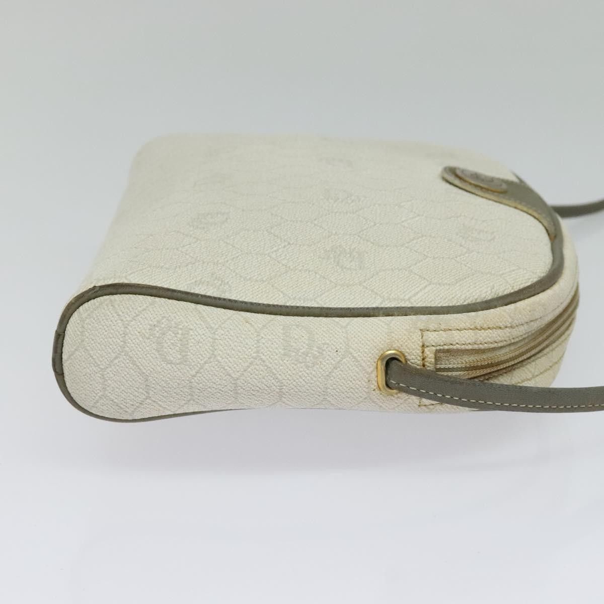 Dior Christian Dior Vintage Honeycomb Zip Pouch Coated Canvas Size ONE SIZE - 4 Thumbnail