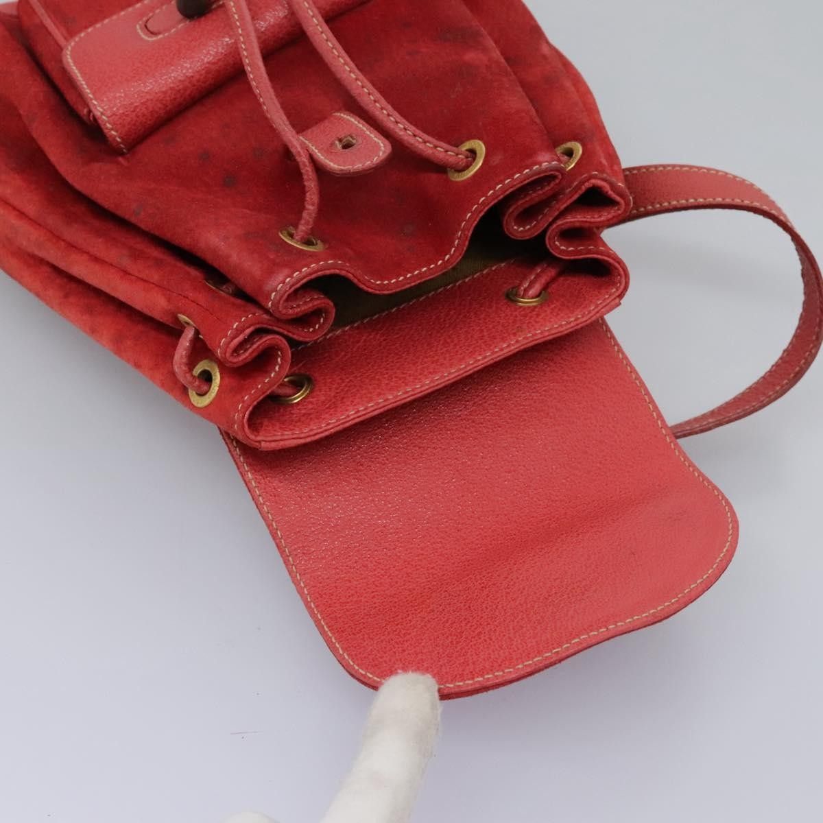 Gucci Gucci Vintage Bamboo Backpack Suede Size ONE SIZE - 23 Thumbnail