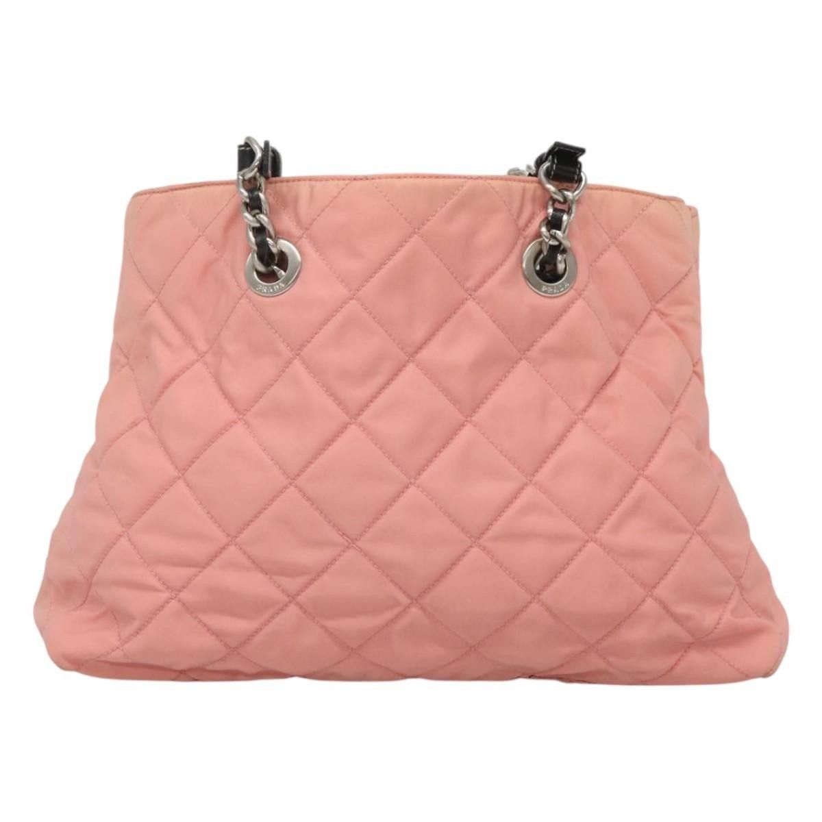 Prada Prada Chain Zip Tote Quilted Tessuto Size ONE SIZE - 19 Thumbnail