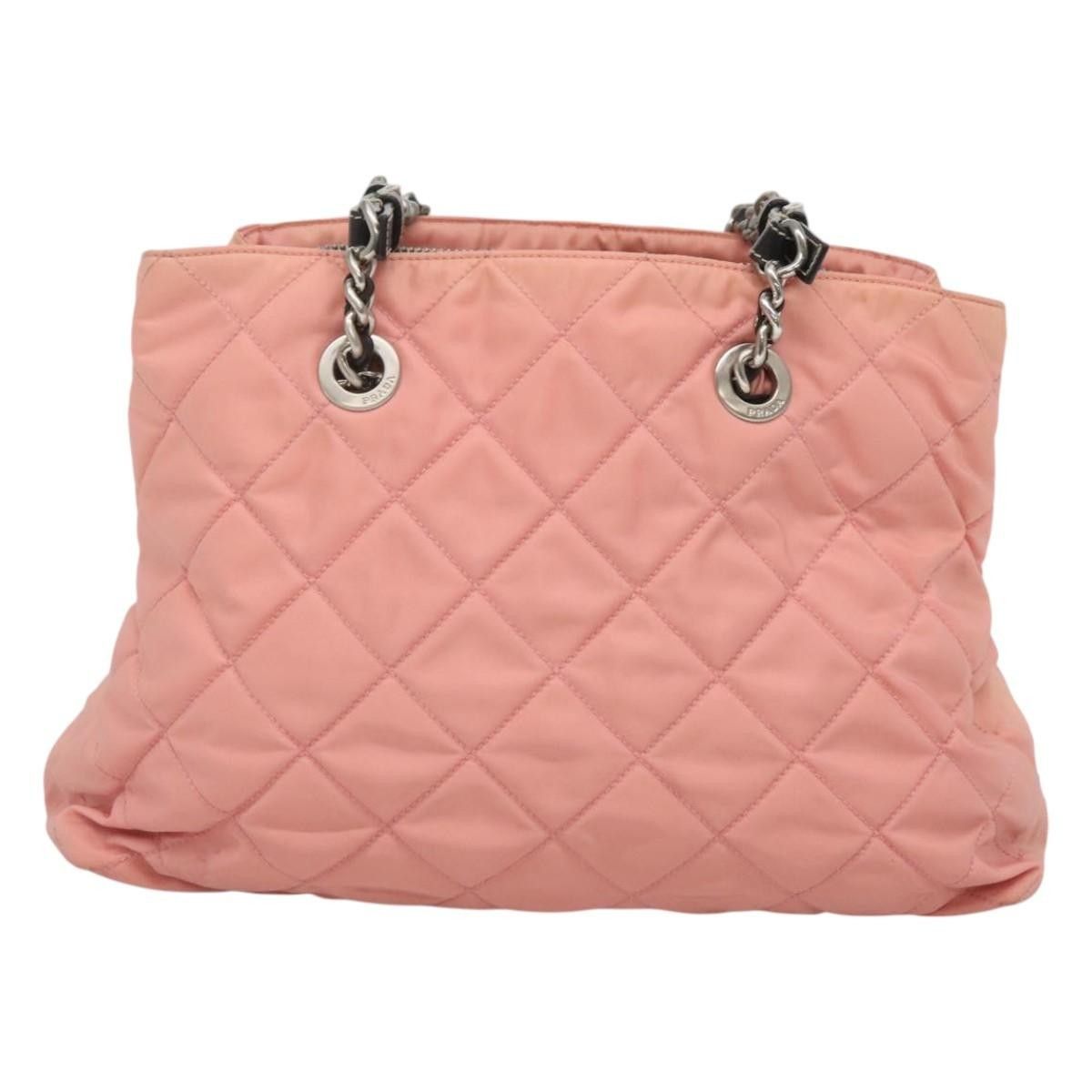 Prada Prada Chain Zip Tote Quilted Tessuto Size ONE SIZE - 2 Thumbnail