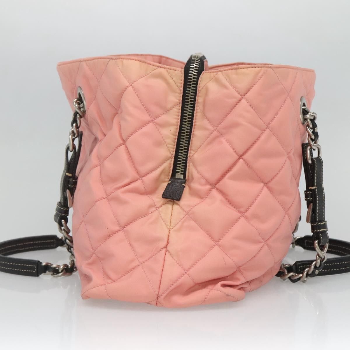 Prada Prada Chain Zip Tote Quilted Tessuto Size ONE SIZE - 4 Thumbnail