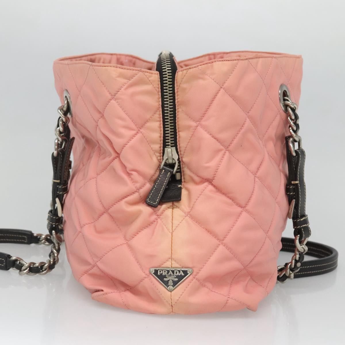 Prada Prada Chain Zip Tote Quilted Tessuto Size ONE SIZE - 3 Thumbnail