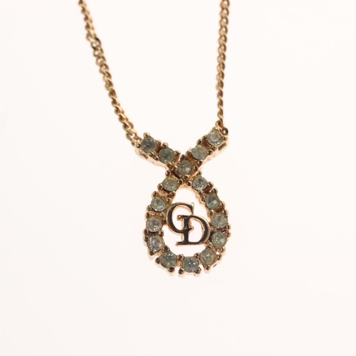 Dior Christian Dior CD Pendant Necklace Gold-plated Size ONE SIZE - 2 Thumbnail