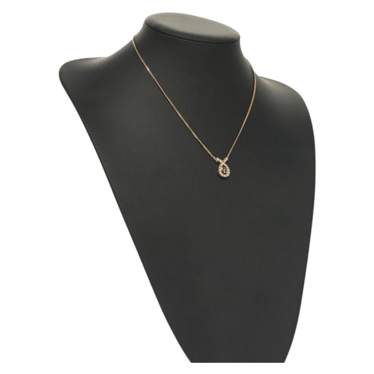 Dior Christian Dior CD Pendant Necklace Gold-plated Size ONE SIZE - 6 Thumbnail