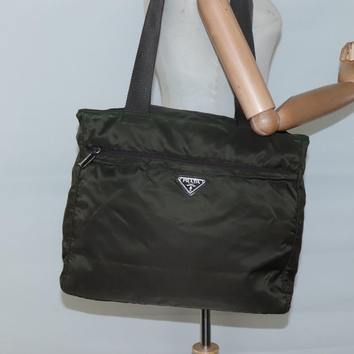 Prada Prada Vintage Zip Tote Tessuto Size ONE SIZE - 18 Thumbnail