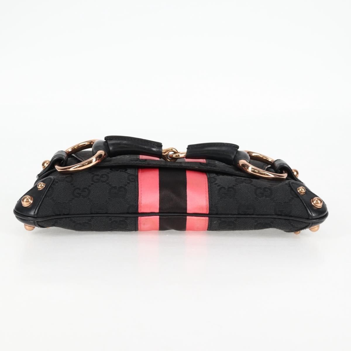 Gucci Gucci Horsebit Chain Clutch GG Canvas with Leather Size ONE SIZE - 17 Thumbnail