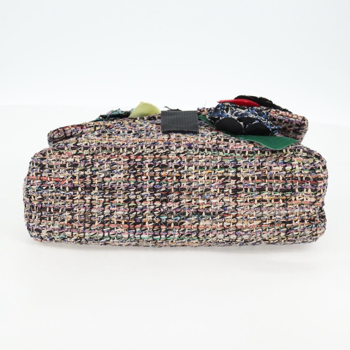 Chanel Chanel Camellia Flap Shoulder Bag Tweed Size ONE SIZE - 14 Thumbnail