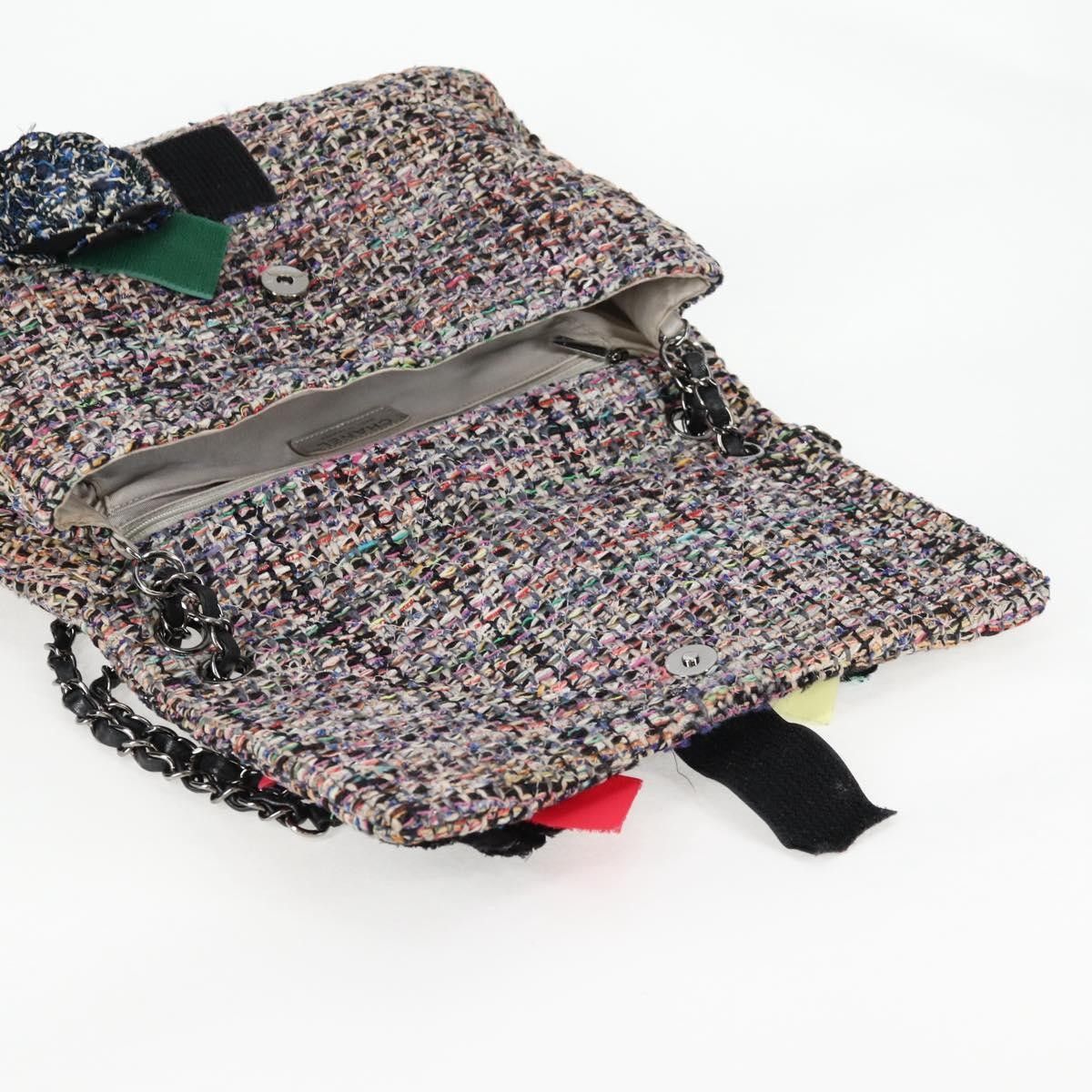 Chanel Chanel Camellia Flap Shoulder Bag Tweed Size ONE SIZE - 22 Thumbnail