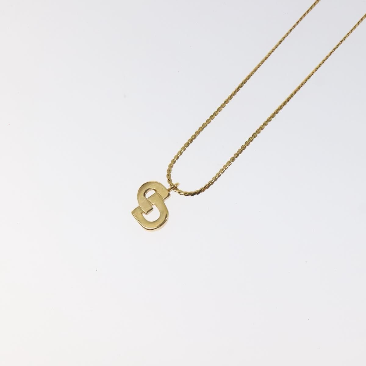 Dior Christian Dior CD Pendant Necklace Metal Size ONE SIZE - 2 Thumbnail