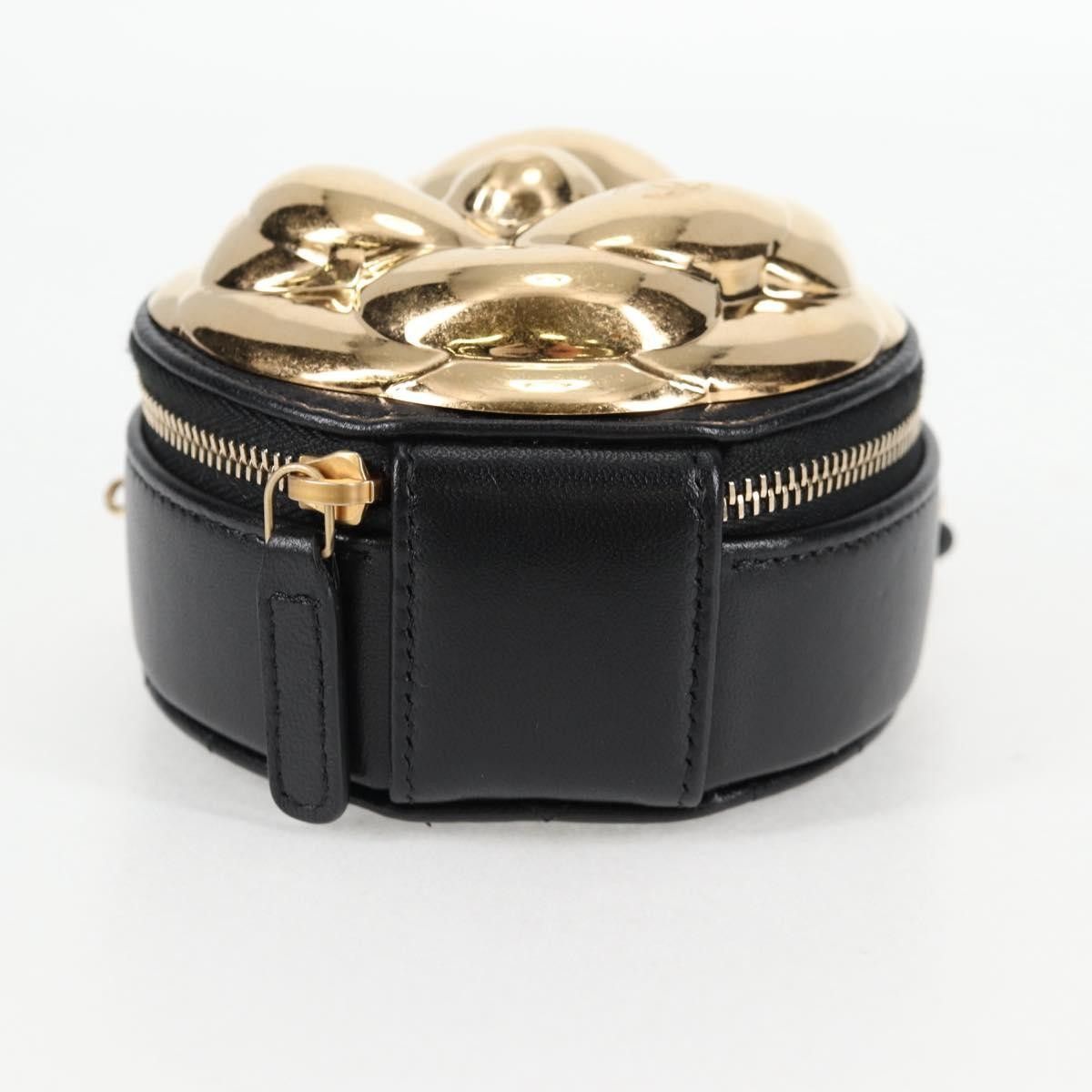 Chanel Chanel Round Camellia Coin Purse Leather Size ONE SIZE - 12 Thumbnail