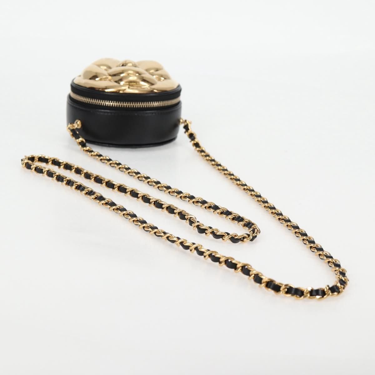 Chanel Chanel Round Camellia Coin Purse Leather Size ONE SIZE - 9 Thumbnail