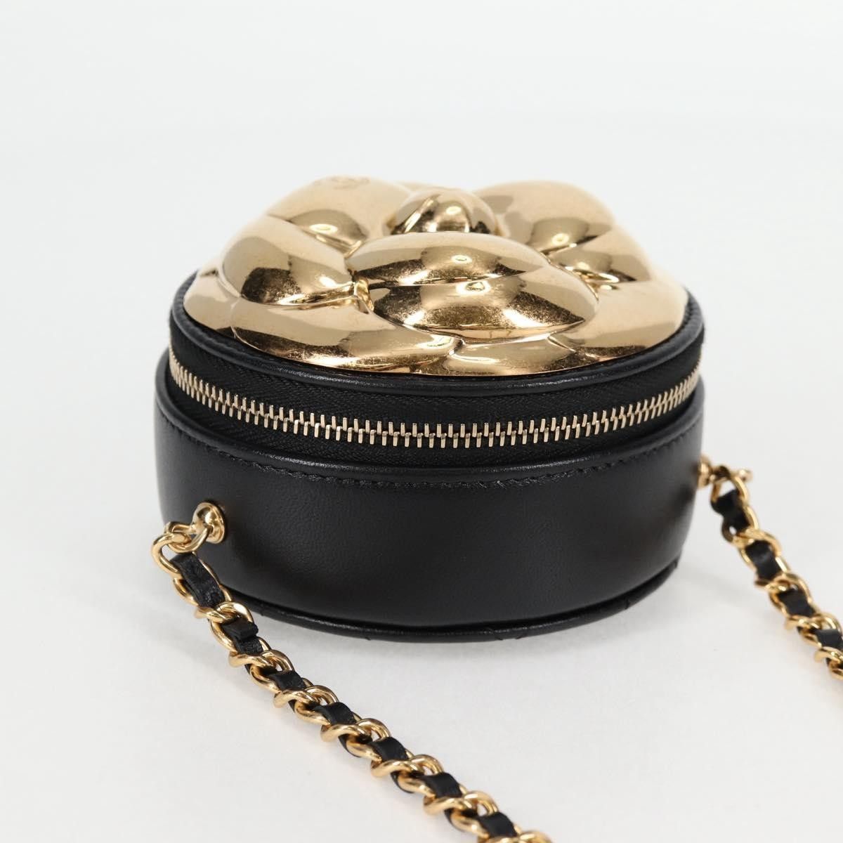 Chanel Chanel Round Camellia Coin Purse Leather Size ONE SIZE - 8 Thumbnail