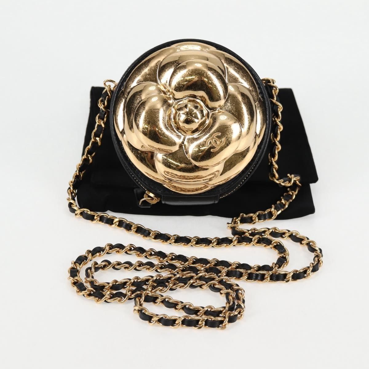 Chanel Chanel Round Camellia Coin Purse Leather Size ONE SIZE - 16 Thumbnail