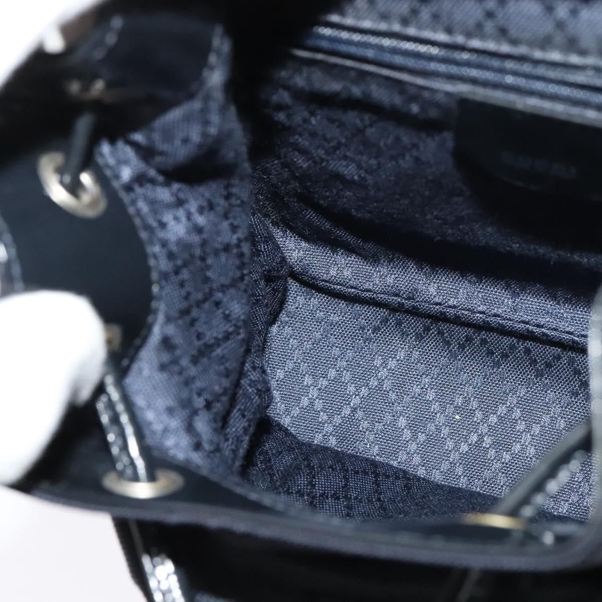 Gucci Gucci Vintage Bamboo Backpack Nylon and Patent Leather Size ONE SIZE - 22 Thumbnail
