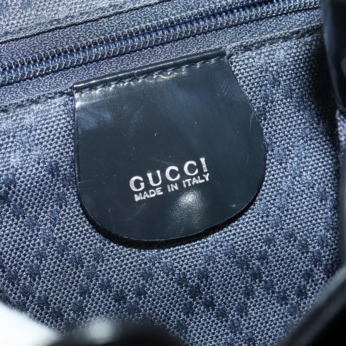 Gucci Gucci Vintage Bamboo Backpack Nylon and Patent Leather Size ONE SIZE - 6 Thumbnail