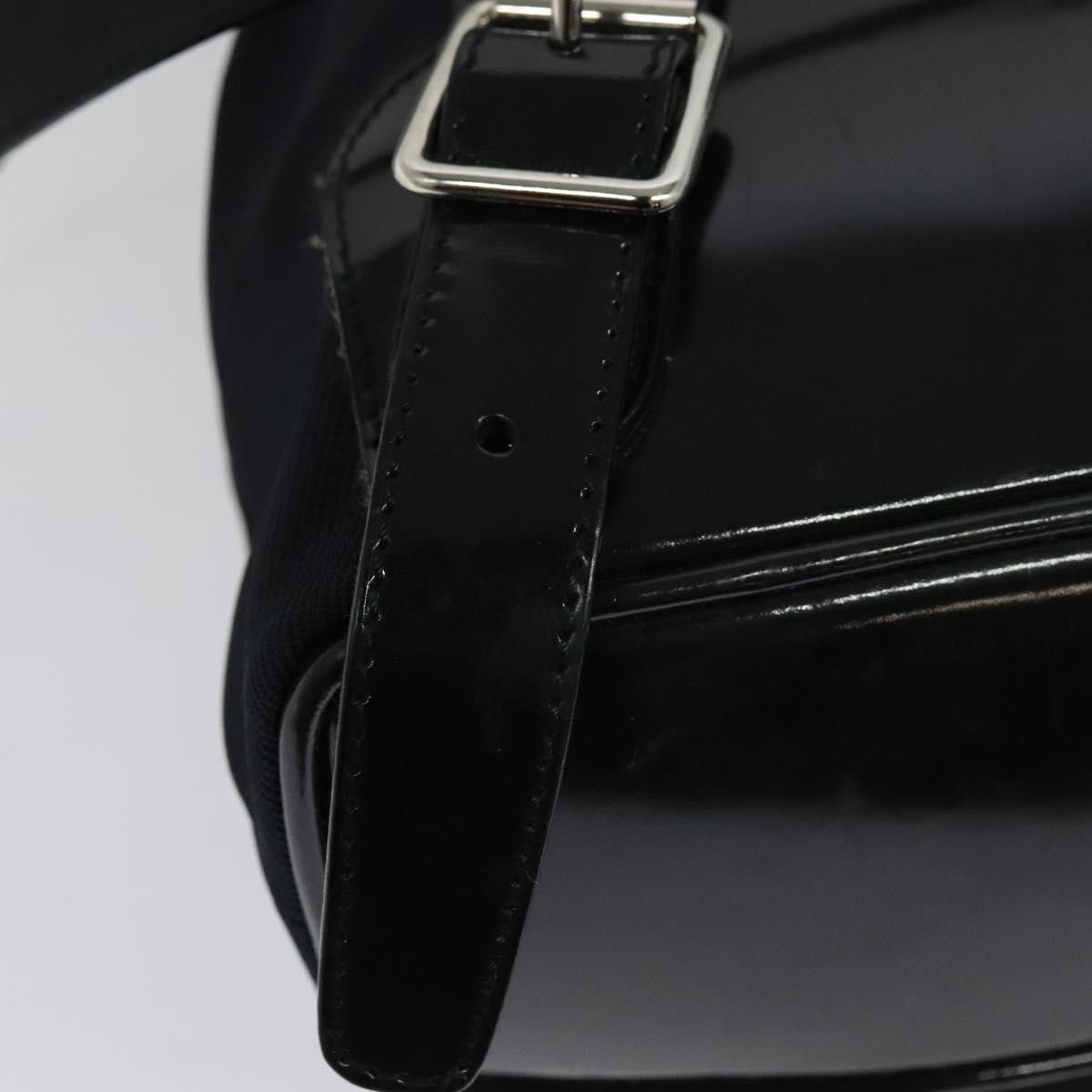Gucci Gucci Vintage Bamboo Backpack Nylon and Patent Leather Size ONE SIZE - 11 Thumbnail