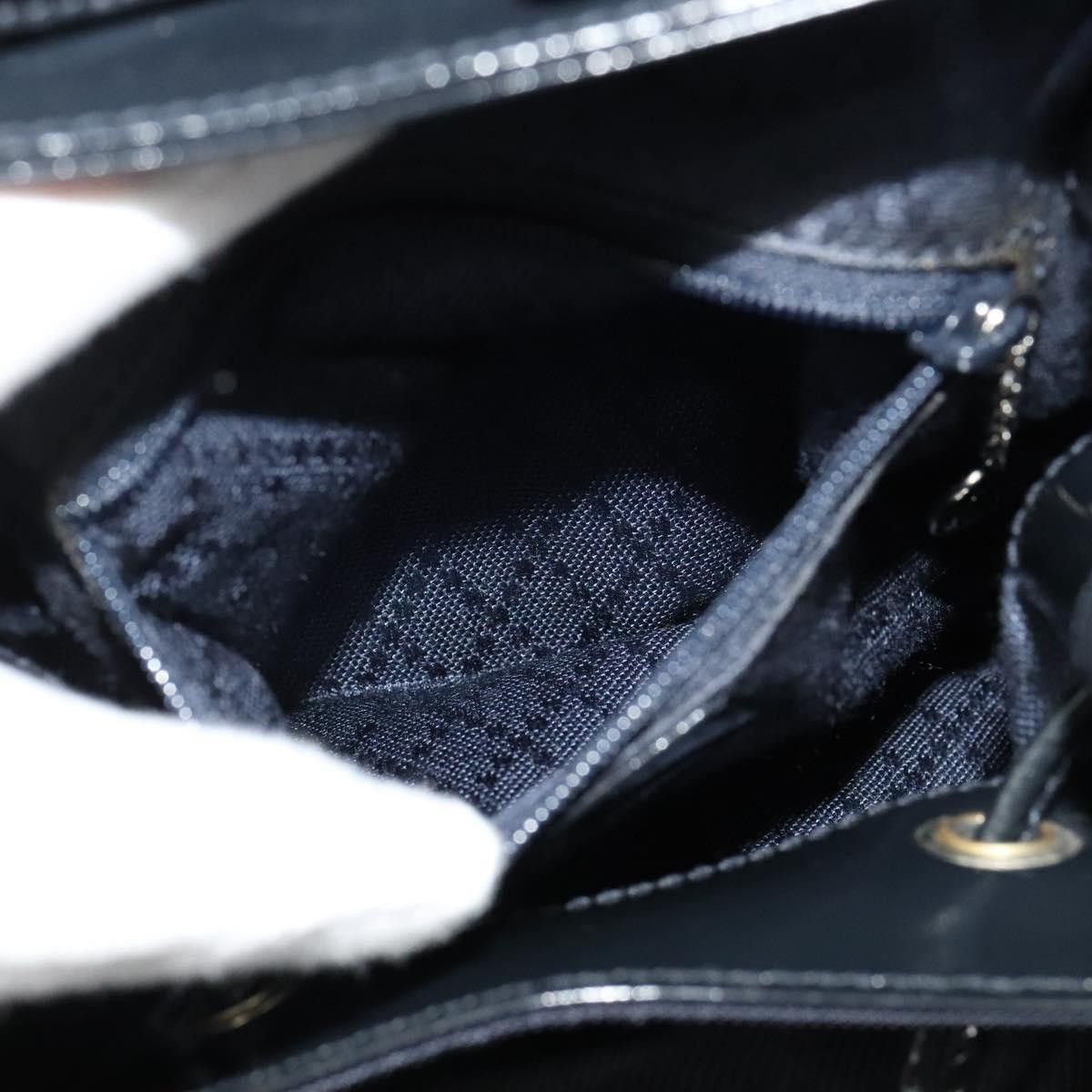 Gucci Gucci Vintage Bamboo Backpack Nylon and Patent Leather Size ONE SIZE - 23 Thumbnail