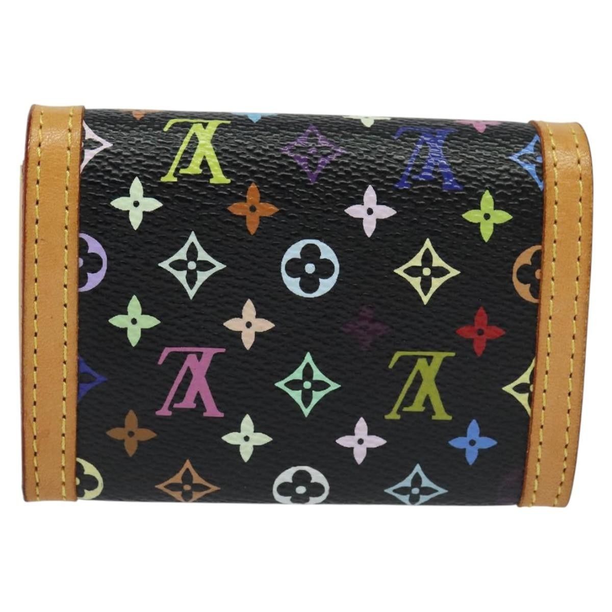 Louis Vuitton Louis Vuitton Porte-Monnaie Plat Coin Purse Monogram Multicolor Size ONE SIZE - 2 Thumbnail