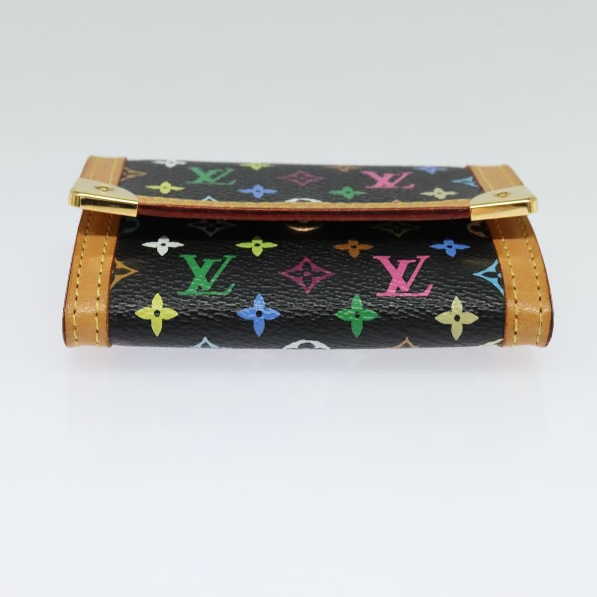 Louis Vuitton Louis Vuitton Porte-Monnaie Plat Coin Purse Monogram Multicolor Size ONE SIZE - 5 Thumbnail
