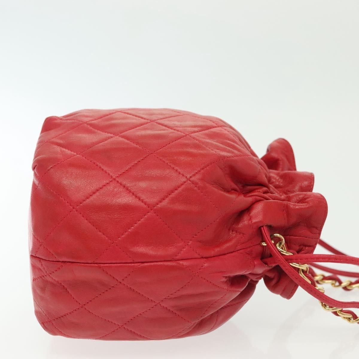 Chanel Chanel Drawstring Bucket Bag Lambskin Size ONE SIZE - 3 Thumbnail