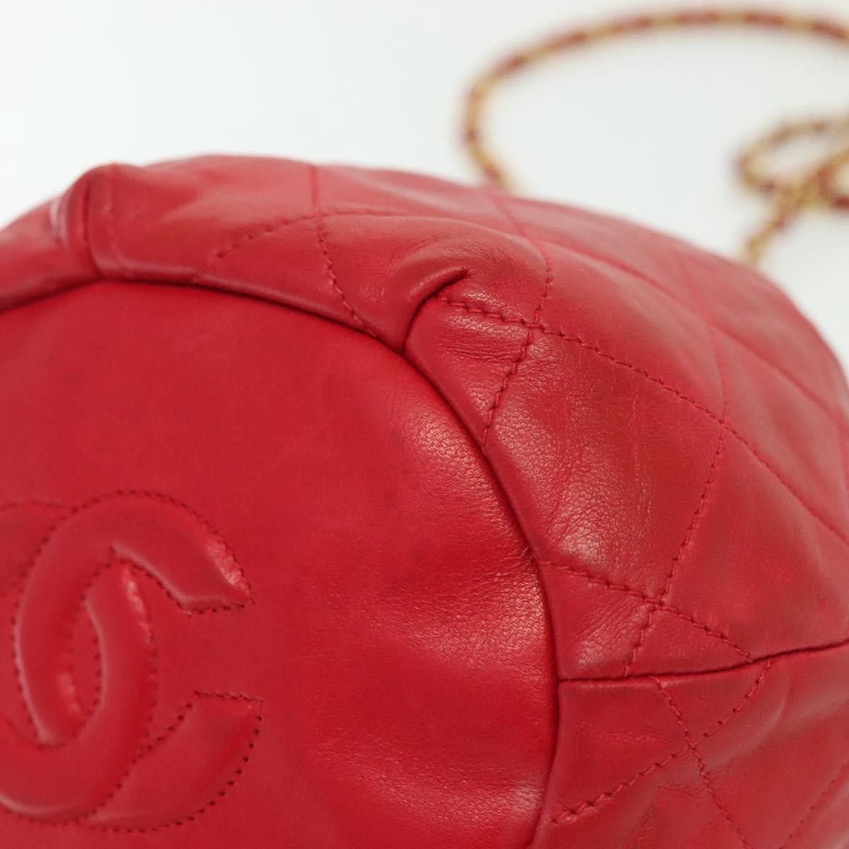 Chanel Chanel Drawstring Bucket Bag Lambskin Size ONE SIZE - 10 Thumbnail