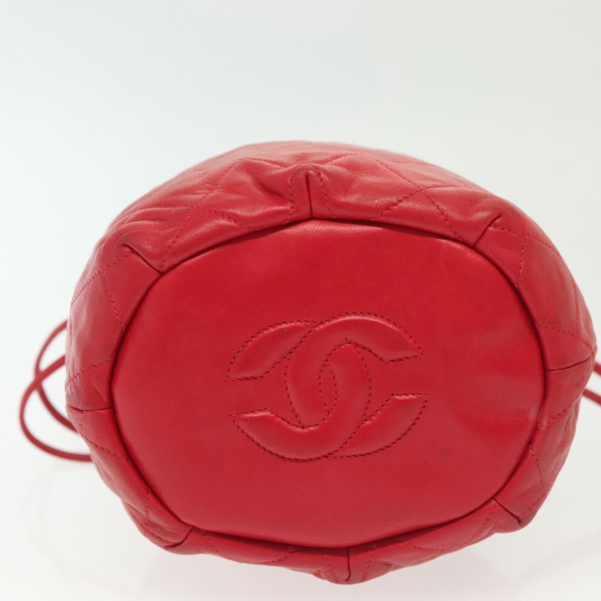 Chanel Chanel Drawstring Bucket Bag Lambskin Size ONE SIZE - 14 Thumbnail