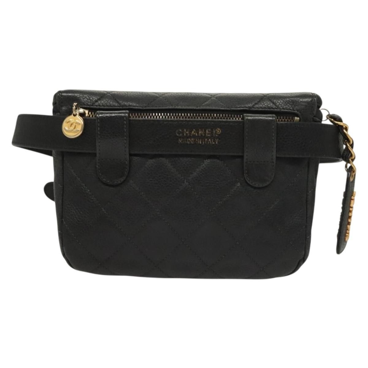 Chanel Chanel CC Charm Belt Bag Quilted Caviar Size ONE SIZE - 2 Thumbnail