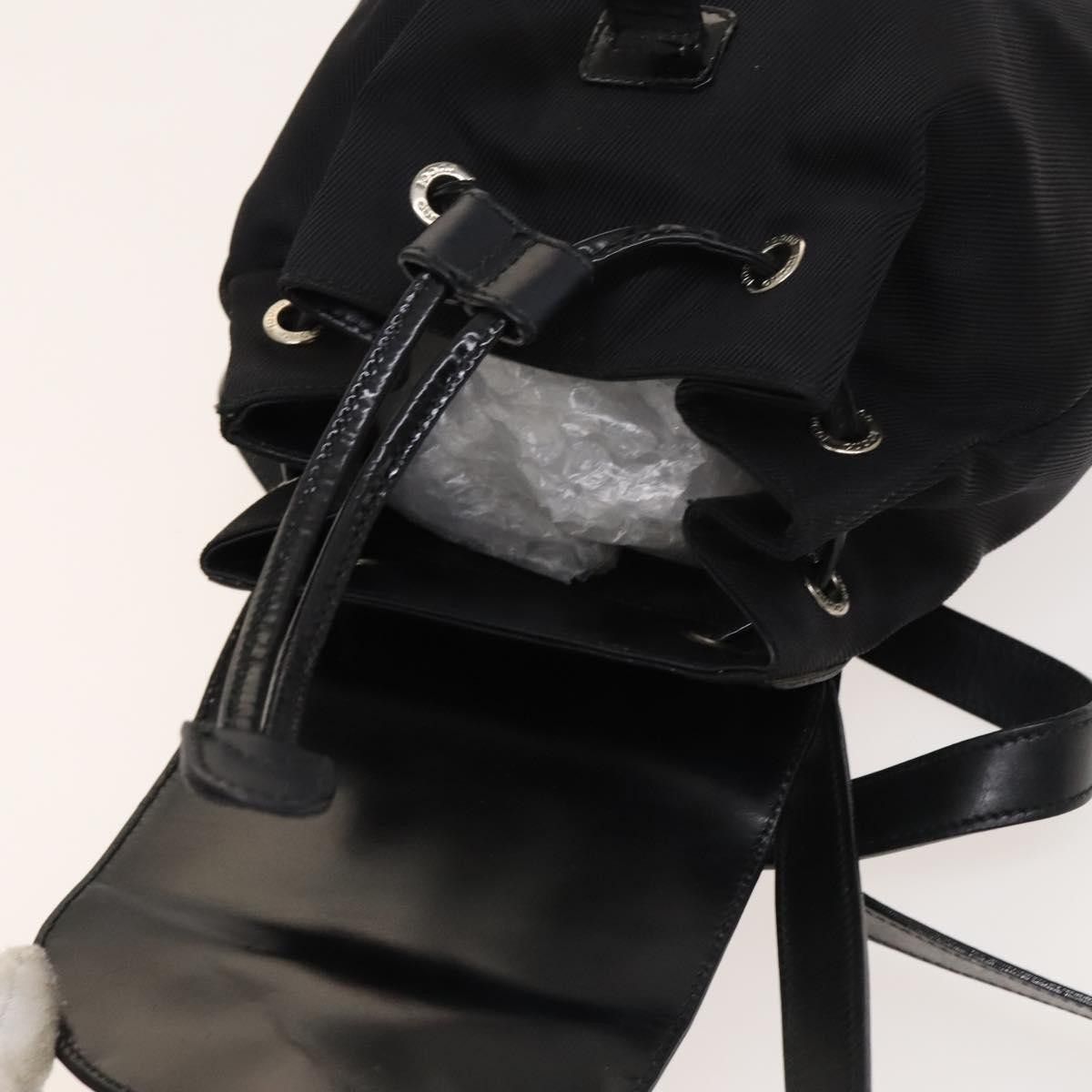 Gucci Gucci Vintage Bamboo Backpack Nylon and Patent Leather Size ONE SIZE - 22 Thumbnail