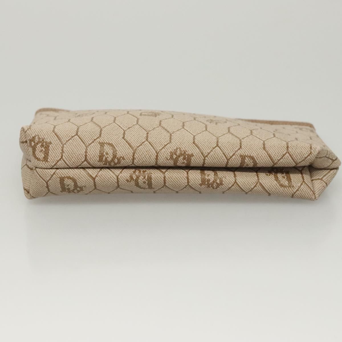 Dior Christian Dior Vintage Honeycomb Zip Pouch Coated Canvas Size ONE SIZE - 6 Thumbnail