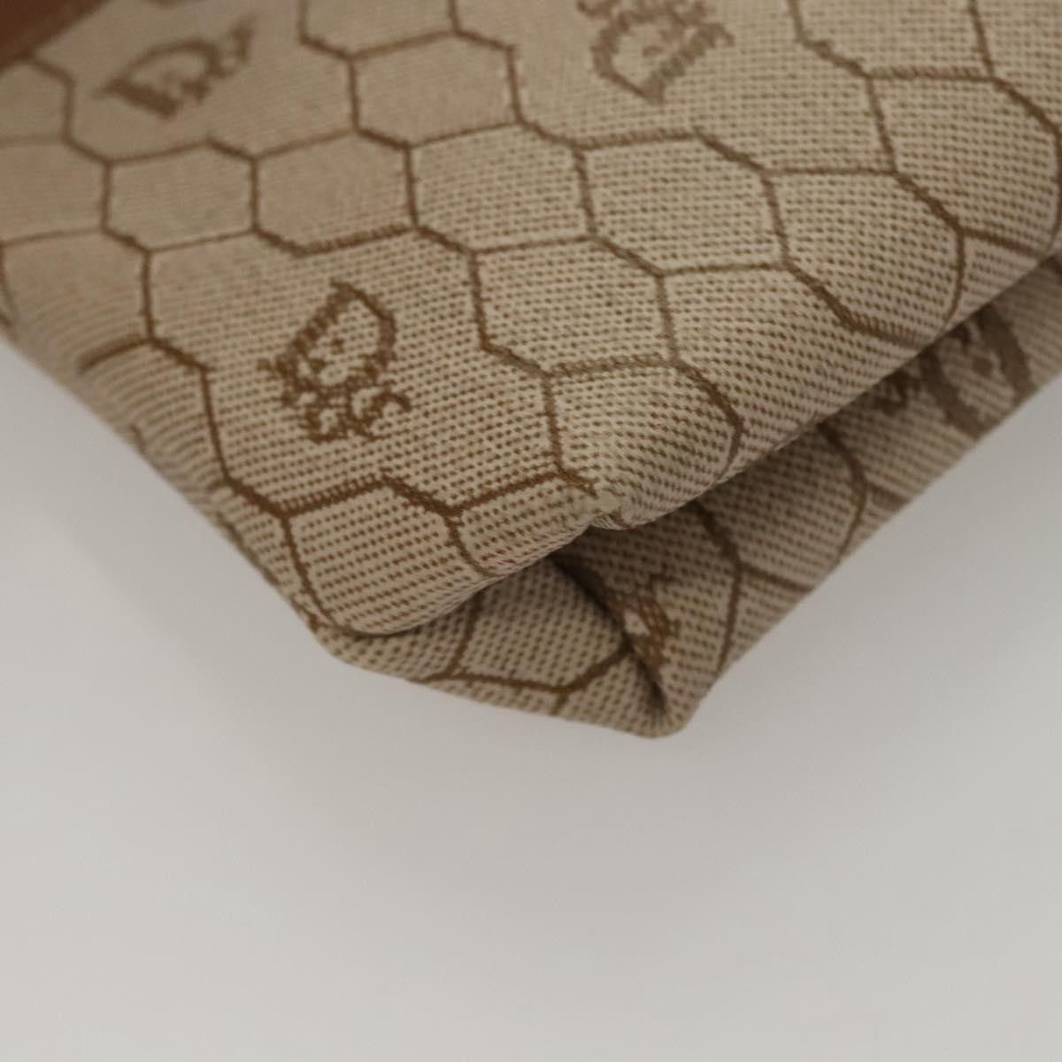 Dior Christian Dior Vintage Honeycomb Zip Pouch Coated Canvas Size ONE SIZE - 15 Thumbnail