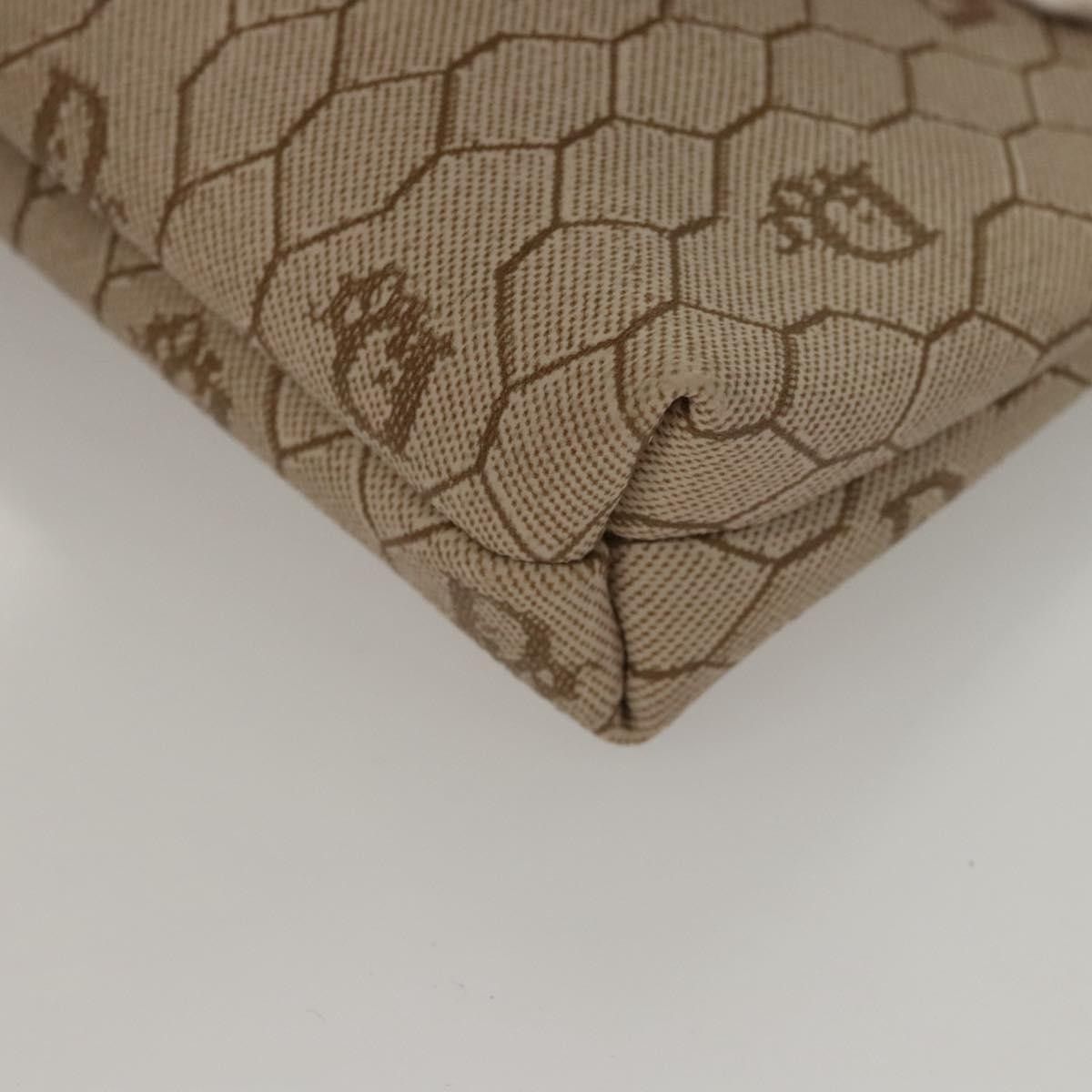 Dior Christian Dior Vintage Honeycomb Zip Pouch Coated Canvas Size ONE SIZE - 16 Thumbnail