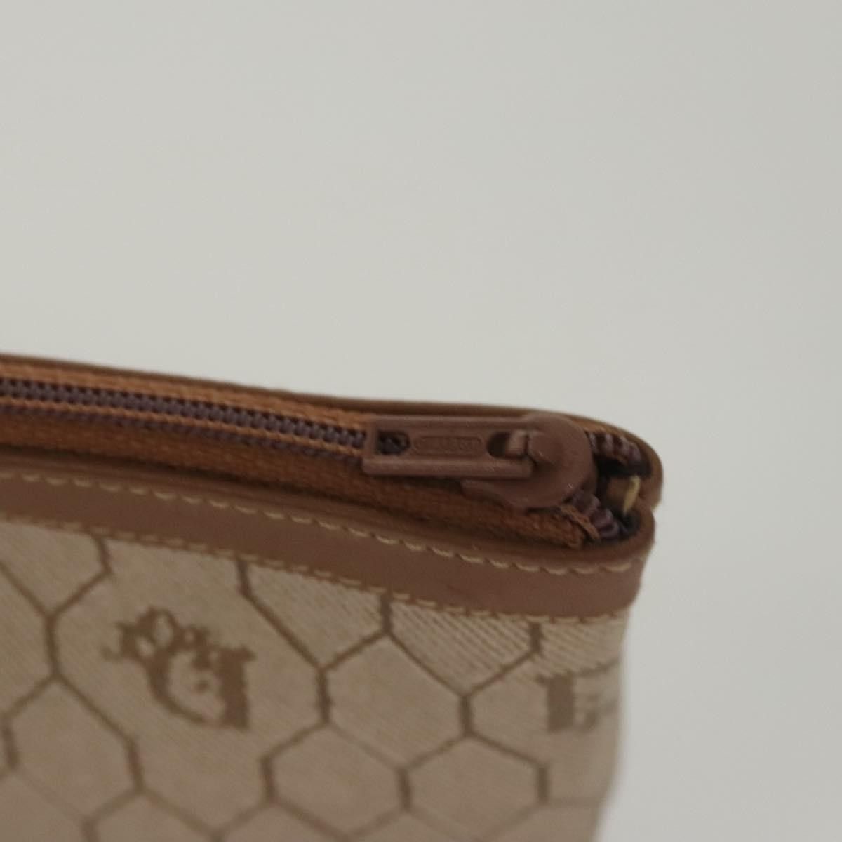 Dior Christian Dior Vintage Honeycomb Zip Pouch Coated Canvas Size ONE SIZE - 8 Thumbnail