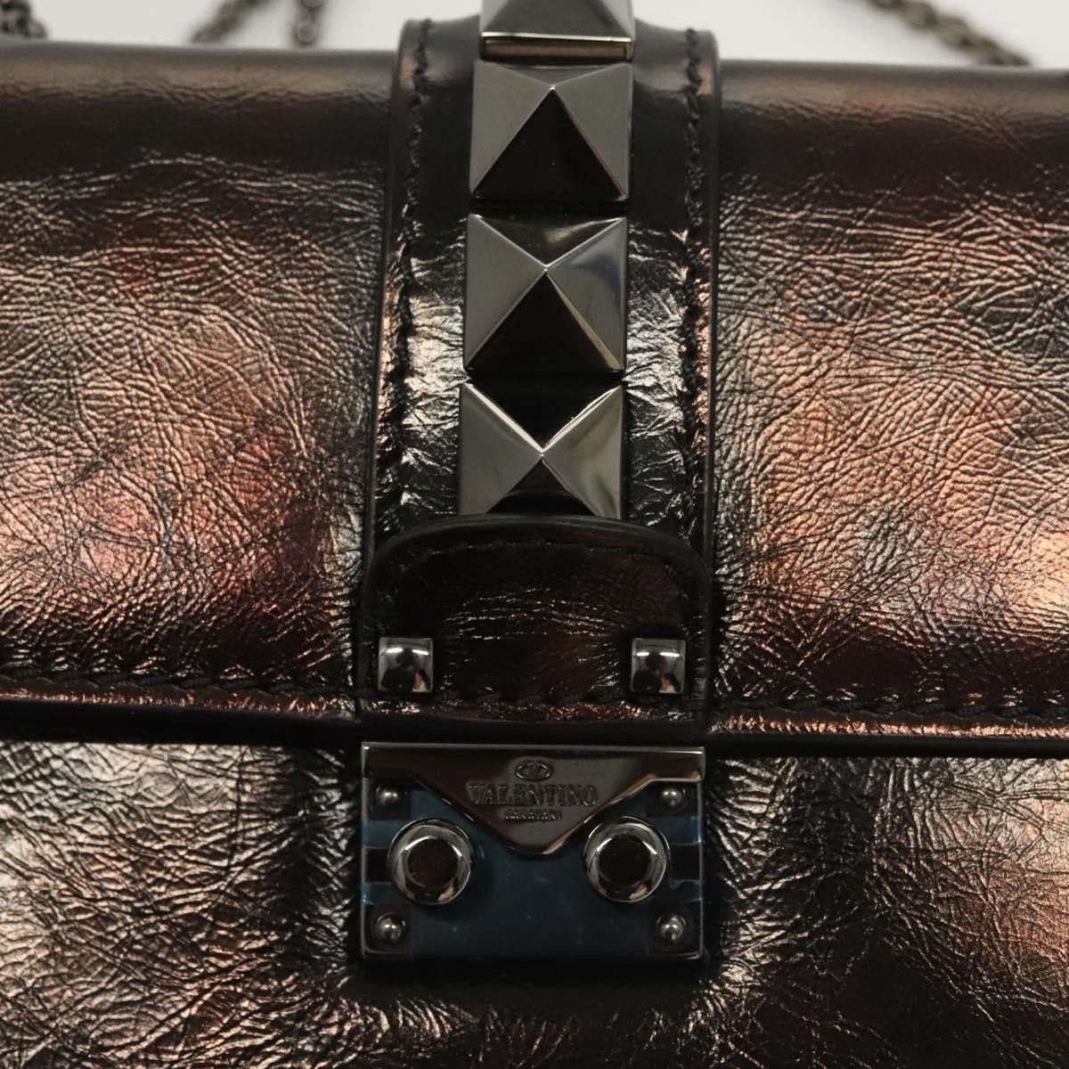 Valentino Valentino Garavani Glam Lock Shoulder Bag Leather Size ONE SIZE - 12 Thumbnail