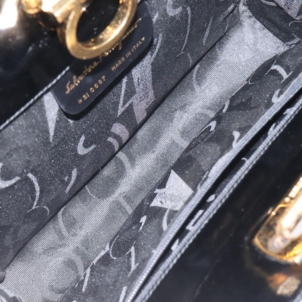 Salvatore Ferragamo Salvatore Ferragamo Vintage Gancini Chain Shoulder Bag Leather Size ONE SIZE - 5 Thumbnail